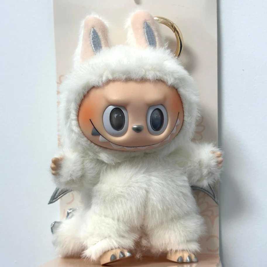 High quality Labubu Angel Zimomo Doll Plush Toy 1 1 Handmade Face Vinyl Doll Labubu Gift Childrens Toy Holiday Christmas Gift X250415