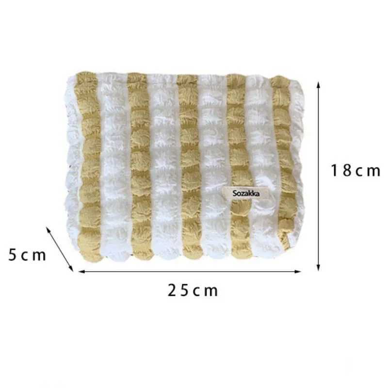 Korean Fi Girl Candy Color Makeup Bag Large Capacity Makeup Storage Bag Zipper Makeup Bag Pink Cluh Beauty BoxXJ250415