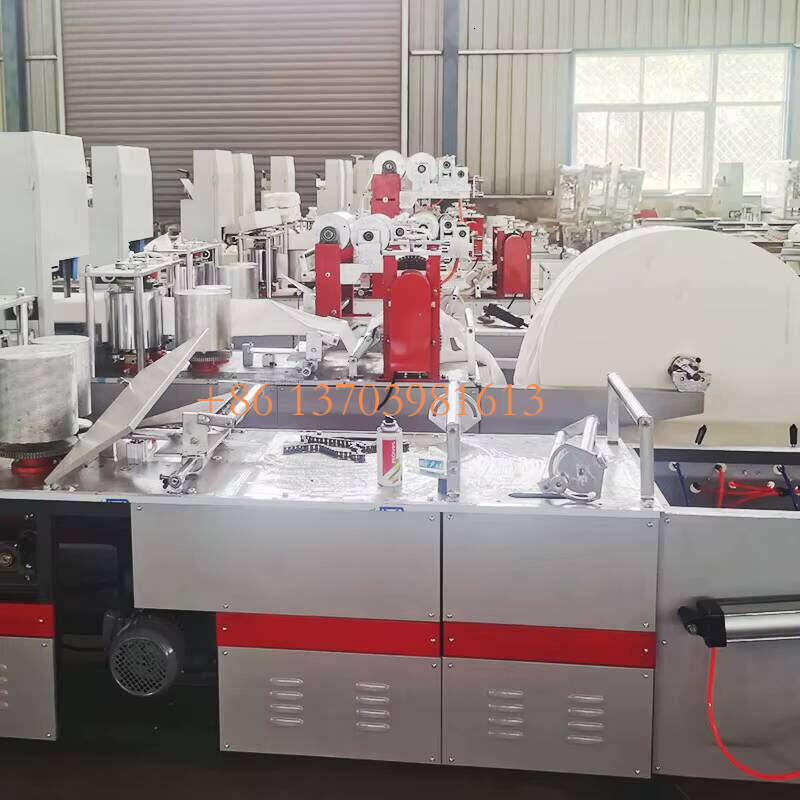 Automatic Tissue Paper Cutting Packing Machine 10 Lines High Speed Soft Facial Tissue Paper Machine