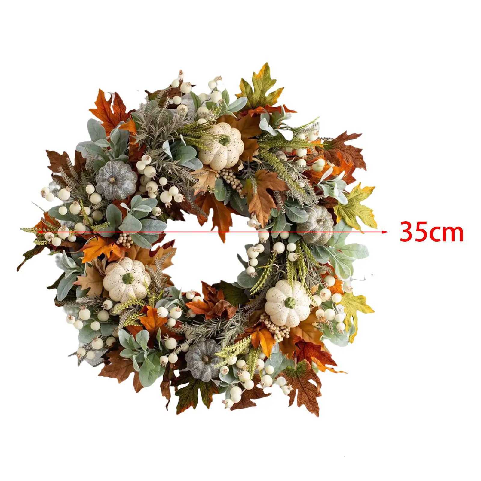 Festive Autumn Door Wreath - Simple Care and Storage SolutionM251115
