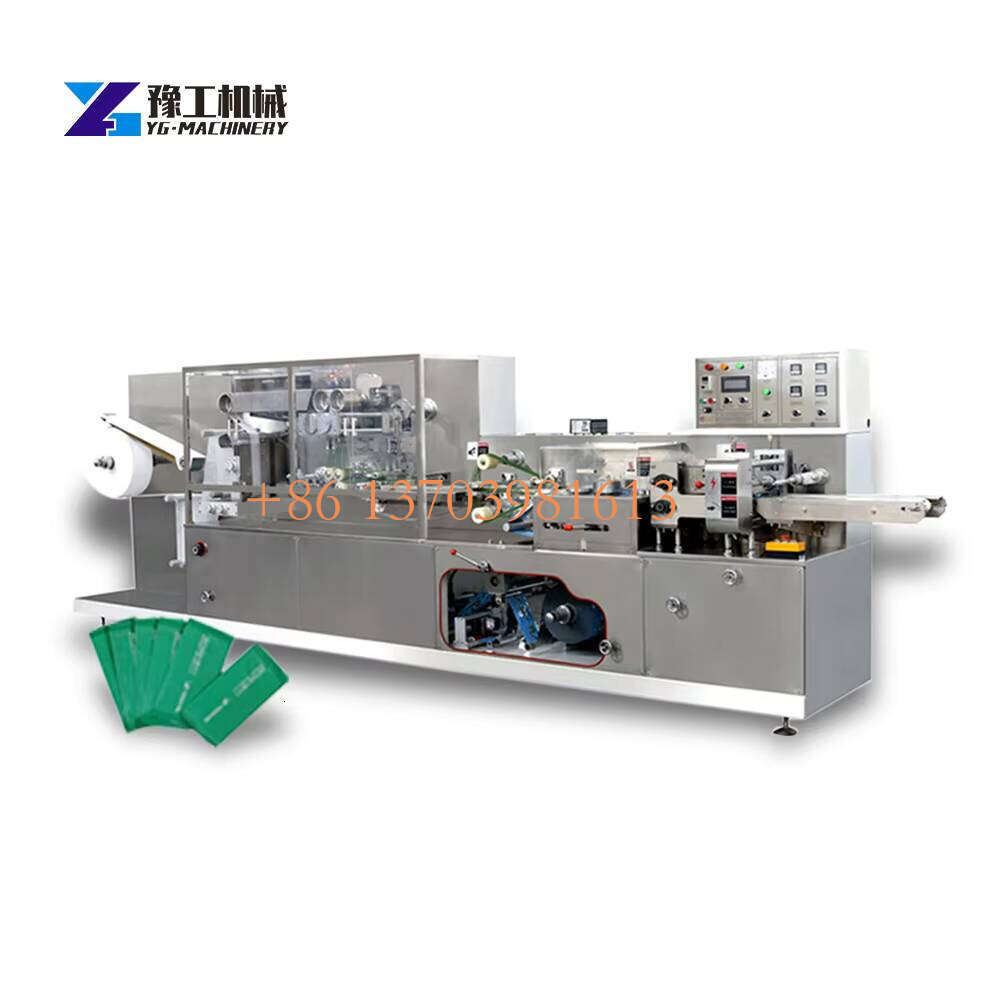 Full Automatic YG-180 Wet Wipes Packing Machine Pillow Single Wet Wipes Making Machine