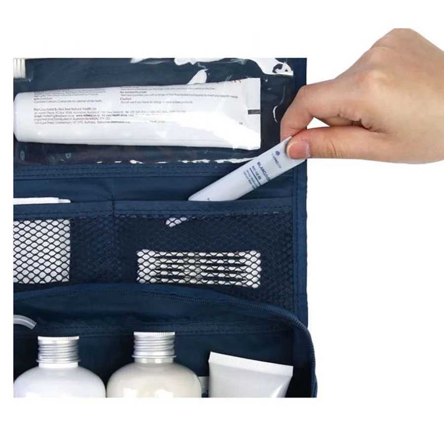 Travel waterproof portable womens cosmetics organizer bag hanging W bag mens toilet bag cute makeup Necester Sac MaquillageXJ250415