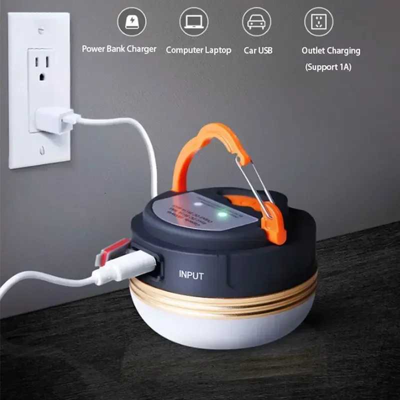 LED Lantern Portable Camping Light 3 Lighting Modes Camplights Hanging Outdoor Tent Home Emergency Lamp with Magnet M251201