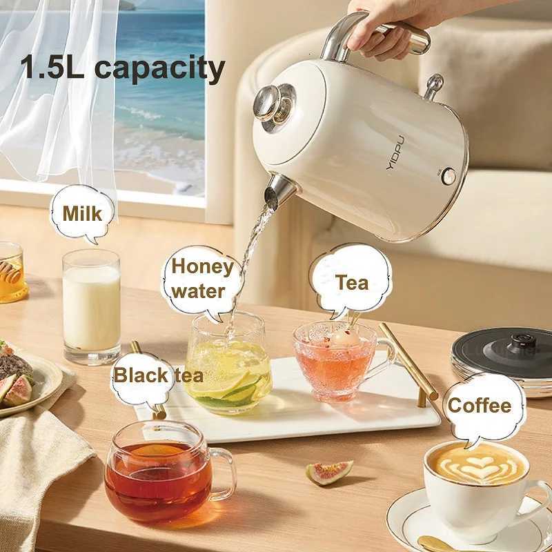1500W Home Electric Kettle 316 Stainless Steel Boiling Kettle Teapot Baby Thermostatic Milk Kettle Multi-function Kettle 15L Y251114