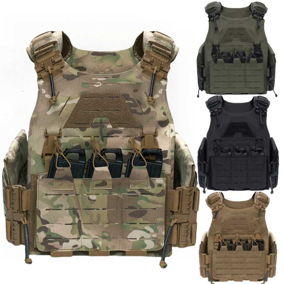 3D Breathable Lightweight Modular Tactical Vest Airsoft Quick Release Vest Adjustable Tactical Gear for Training XJ250730XJ251114