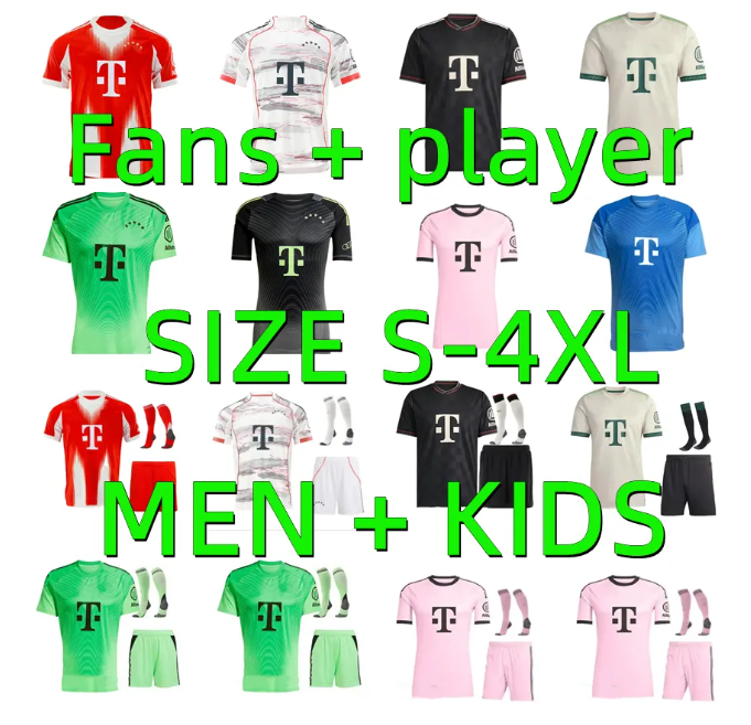 24 25 26 KANE MUSIALA BAYERNS Soccer jerseys 125 anniversary Oktoberfest OLISE KIMMICH SANE MULLER GNABRY mUNIch 2025 2026 Football shirt kids Kits Player version
