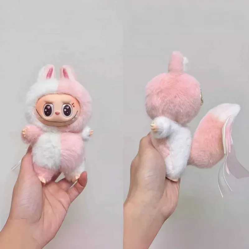 2025 Hot Selling Monster Labubu Series Zimomo Angel Creative Change Doll Shape Vinyl Pendant Doll Toy Copy Toy Birthday Gift X250415