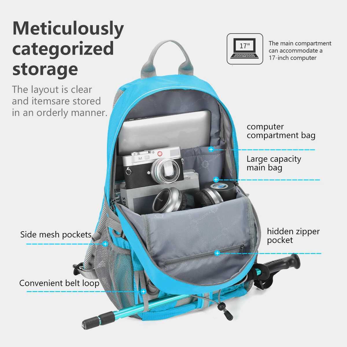 Tigernu Climbing Backpacks Men Outdoor Bag Waterproof Travel Backpack Women Light Sport Backpack Bag For Men Hiking Bag RucksackW251114