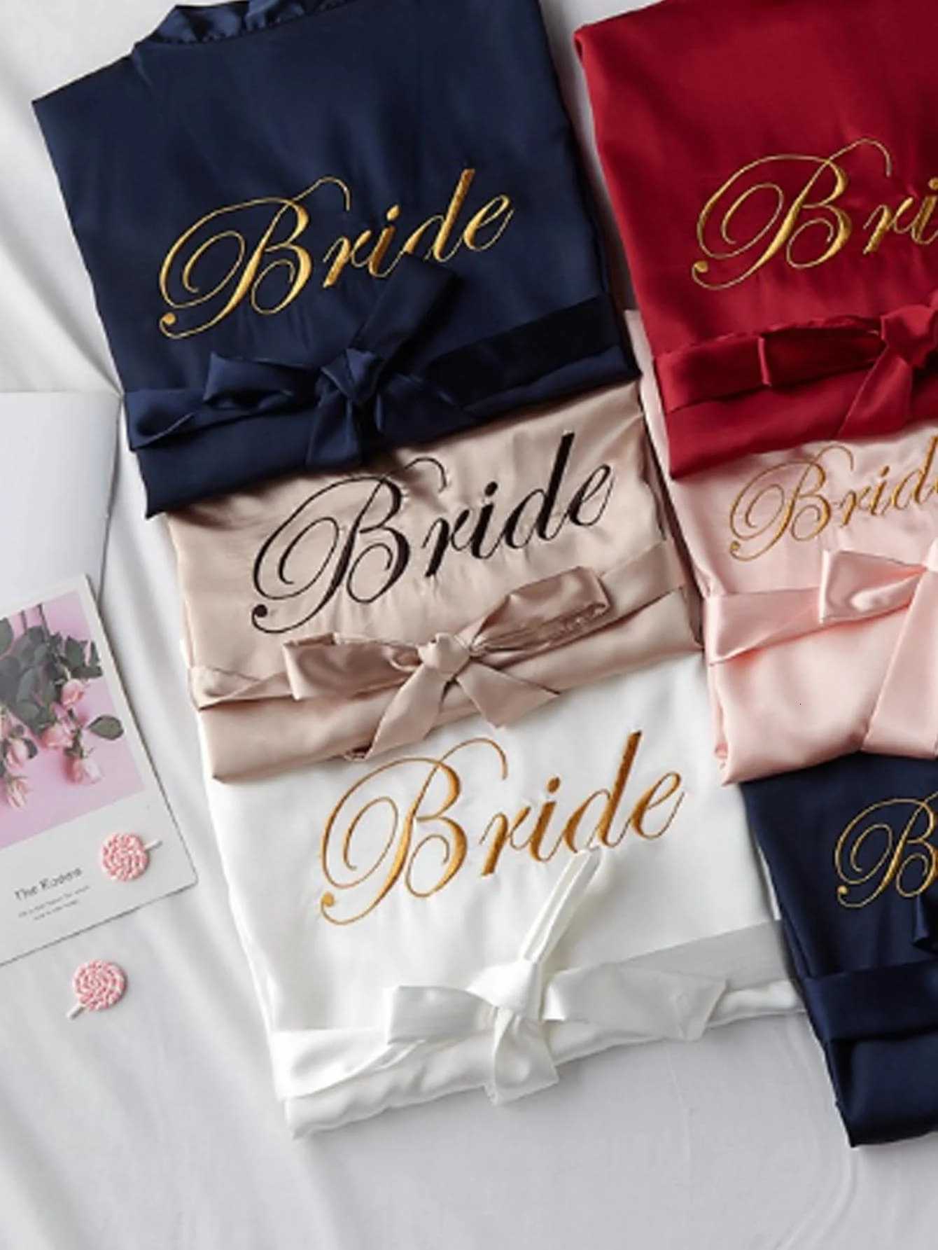 Women Soft Bride Bridesmaid Robes for Wedding Party Bridal Robes Getting Ready C251115