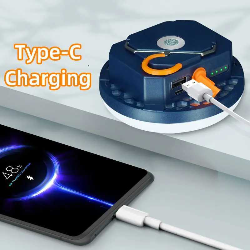 MOSLIGHTING 7200maH Rechargeable LED Camping Light Strong Lamp with Magnet Zoom Portable Flashlight Tent Lamp Work Home Lighting M251115