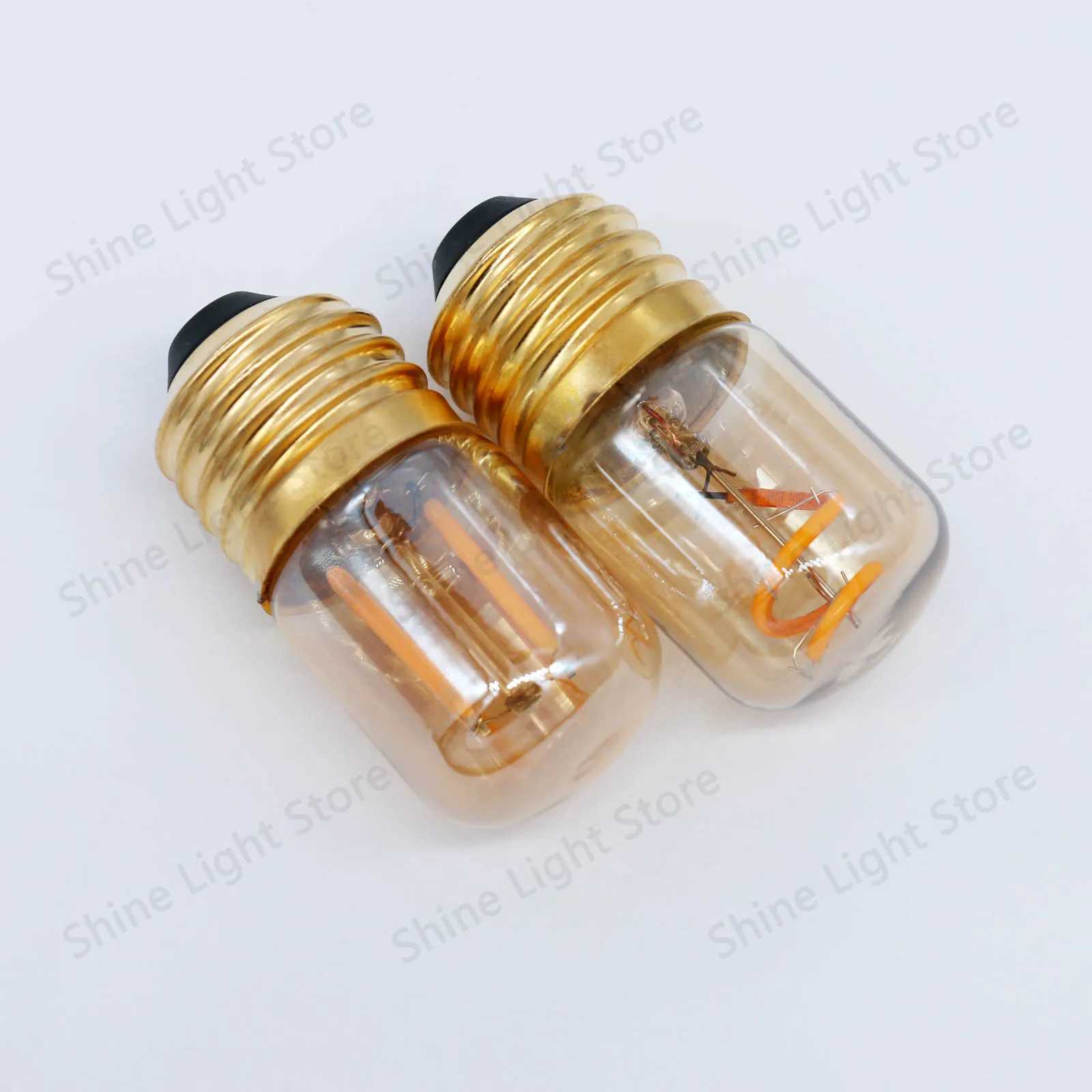 1W/15W LED Edison Bulb E27 Filament Lamp AC220V T28 Retro Bulb Tungsten Filament Bulb Restaurant Light 2200K Diode Accessories C251115