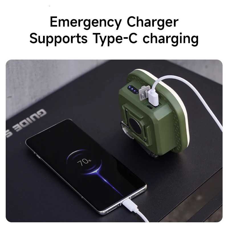 MOSLIGHTING Camping Lantern Portable with 5 Modes Dimmable Hanging Tent Lamp USB Rechargeable LED Lighting for Outdoor Emergency M251115