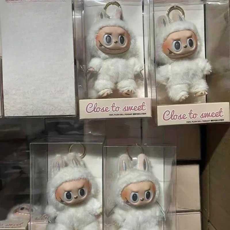 High quality Labubu Angel Zimomo Doll Plush Toy 1 1 Handmade Face Vinyl Doll Labubu Gift Childrens Toy Holiday Christmas Gift X250415