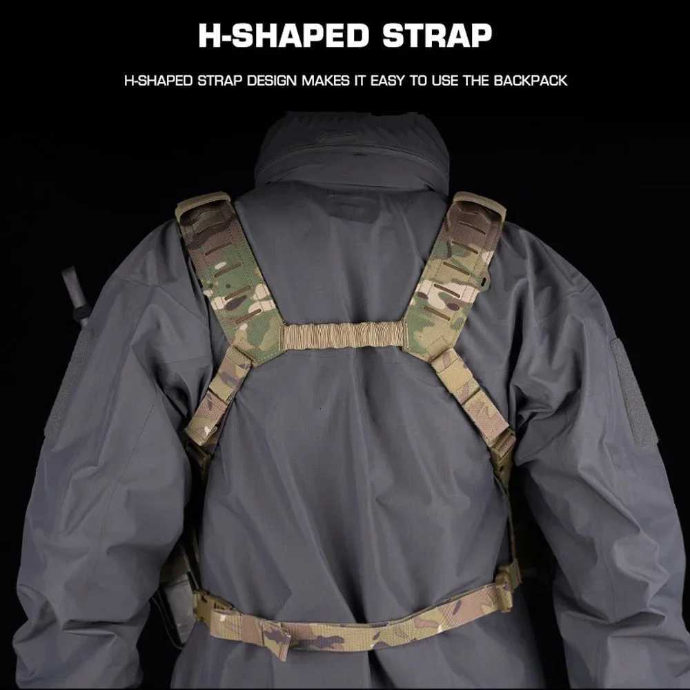 500D Nylon SF Hunting Vest for Men Adjustable Molle H-harness Chest Rigs Lightweight Airsoft Vest With M4 AR Magazine Pouch XJ251114