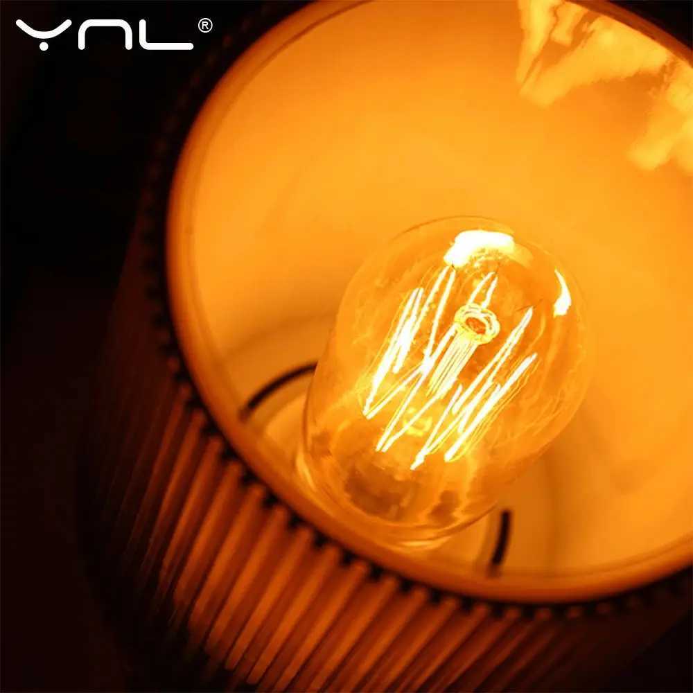 Edison bulb E27 220V 40W ST64 G80 G95 G125 Glass bulb retro Edison bulb incandescent bulb filament antique bulb C251115