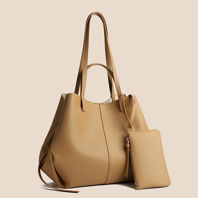 Women's Handbag Female Hand Underarm Two-Piece Set Of Large Capacity Ol Commuter Simple Child Bag