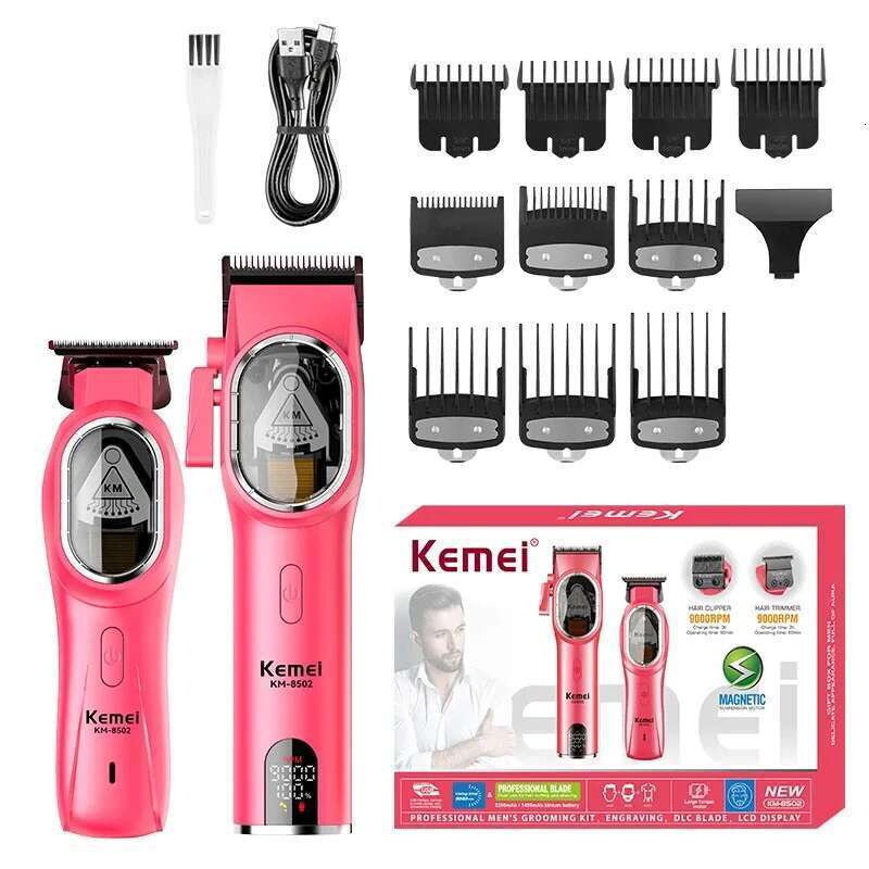 8502 Barber Clippers And Trimmers Men Professional Electric Cordless Beard Trimmer Finish Hair Cutting Hine