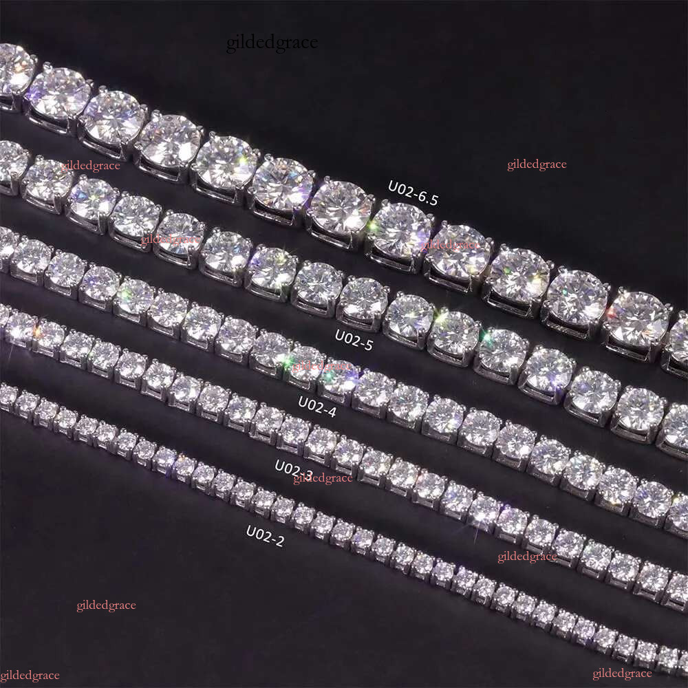 Trendy MOISSANITE BRACELET SET | ICE DIAMOND STERLING SILVER HIPHOP JEWELRY