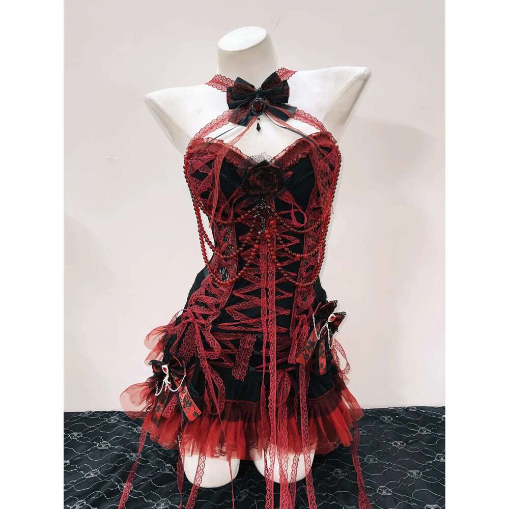 Y2k Fashion Bustier Top Gothic Punk Tank Tops Vintage Tops Fairy Grunge Halter Topy2k Gothic Clothes Lacetops