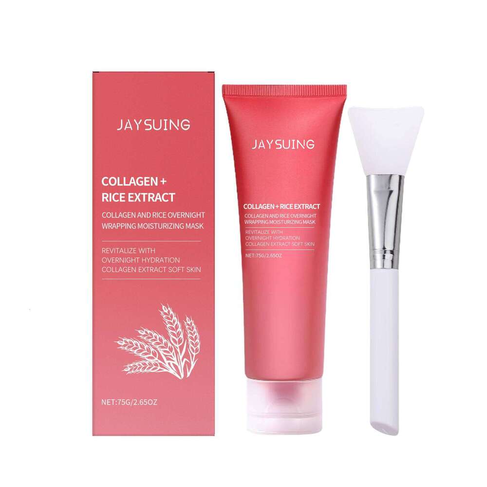 JAYSUING Rice Peel-off Lightweight Moisturizing Hydrating Skin Glowing Brightening Facial Mask