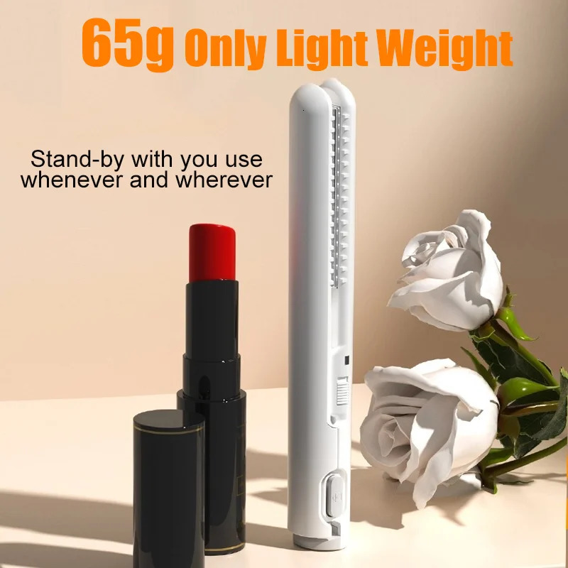 Mini Hair Straightener USB Power Supply 5V2A Flat Iron for Straightening Bang 16W Portable Hair Iron for Home and Travel Use 250414