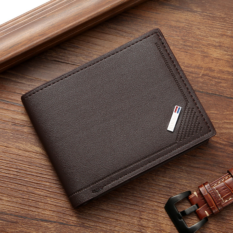 Sophisticated Men's Short Money Clip Wallet Durable & Fashionable Accessory
