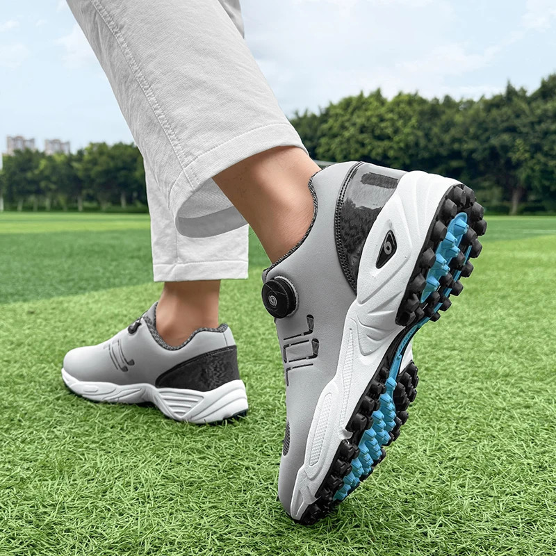 Mens Training Golf Shoes Waterproof Mens Golf Player Sports Shoes Lightweight Training Golf Player Shoes 250411