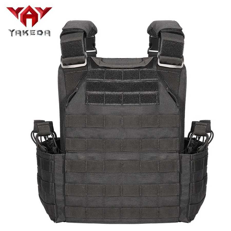 YAKEDA Quick Disassembly Tactical Training Vest Outdoor CS Protective Equipment Combat Vest Camouflage Suit XJ251114