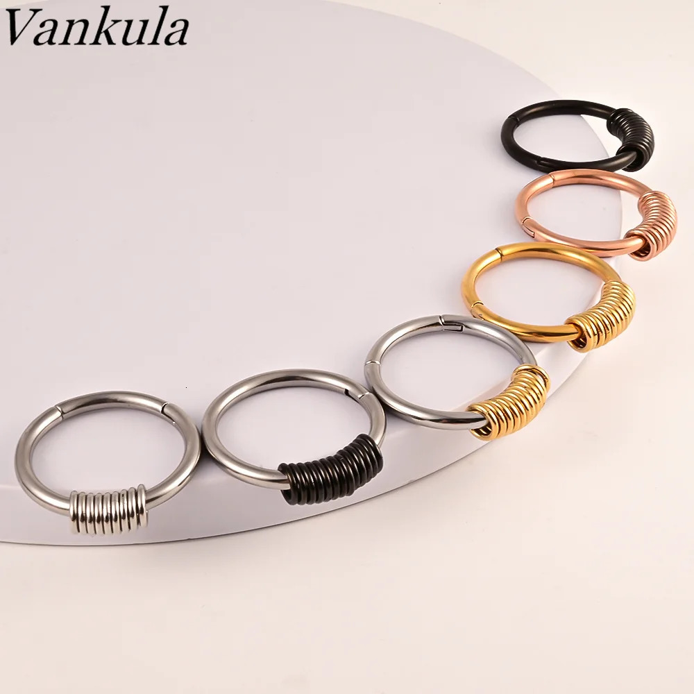 Vankula 2pcs 4-6mm Fashion Round Ear Weights Hangers Plugs Tunnel Expander Body Jewelry Piercing Ear Gauges Expander 250408
