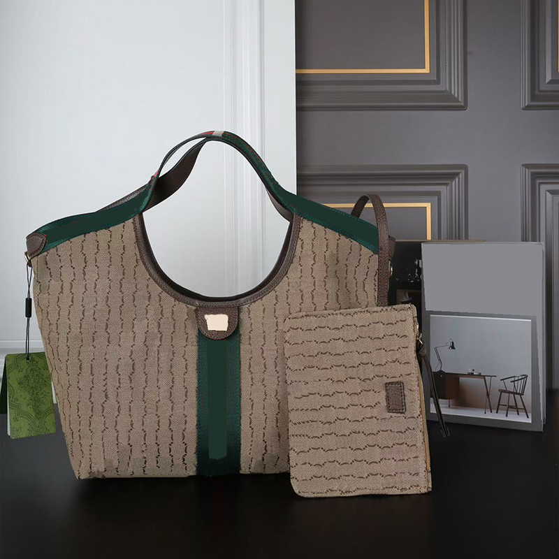 Designer bag luxury tote bag women's shoulder bag fashion wallet classic leather waist bag women's beach handbag handbag large capacity shopping bag