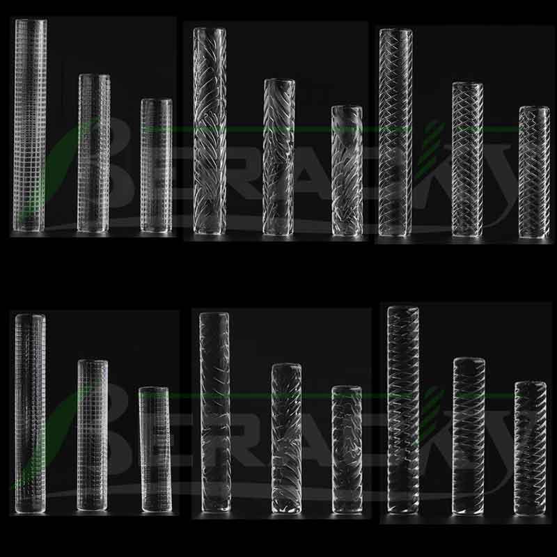 Beracky Accessories Sandblasted Hollow Solid Quartz Pill 6mm*25mm 30mm 40mm Hot Quartz Pillars For Terp Slurper Blender Quartz Nails