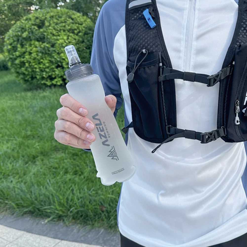 Sports Soft Water Flask Soft Flask 500ml Food Grade For Running Portable Lightweight Running Water Bottle for Outdoor SportsW251114