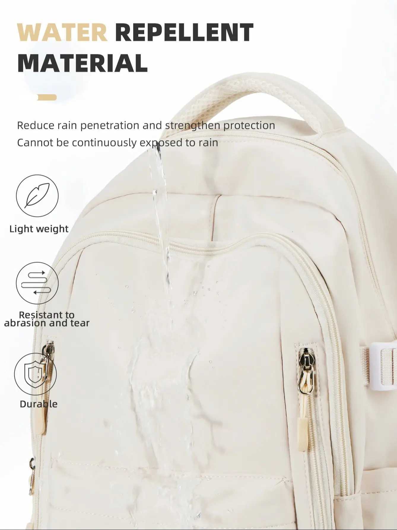 School Backpack for Girl Boy High Capacity Waterproof Teens College Daypack Knapsack Men Women Travel Backpack Laptop Kawaii BagW251114