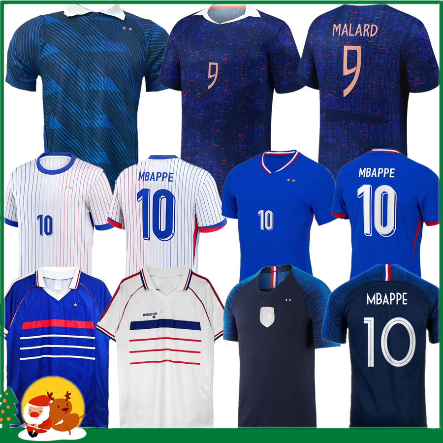 French club Full Sets 2026 BENZEMA soccer jerseys 25 26 GIROUD MBAPPE GRIEZMANN KANTE O.Dembele Maillot de foot equipe Maillots 1998 2014 Men kids kit football shirt