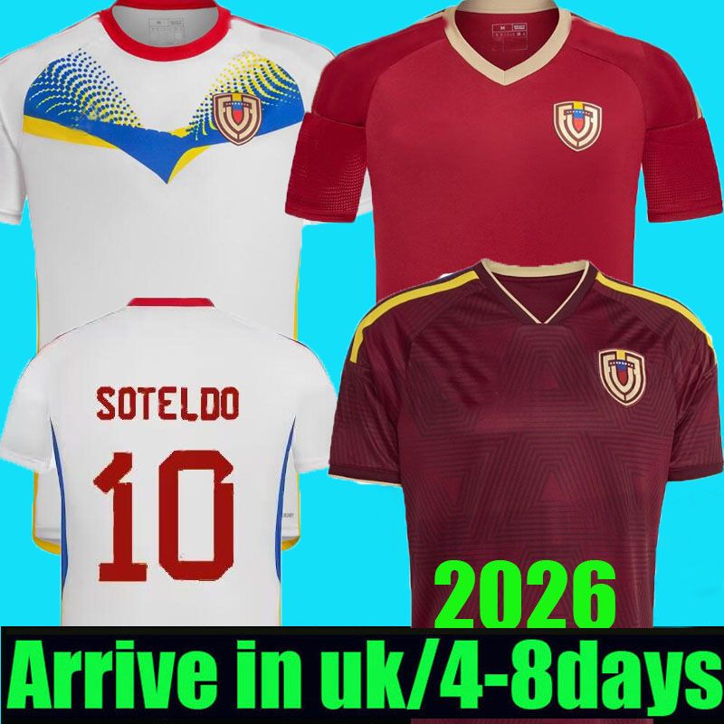 2026 2027 Venezuela socer jersey 26 27 CORDOVA SOTELDO football shirts home away fans player version man kids kit