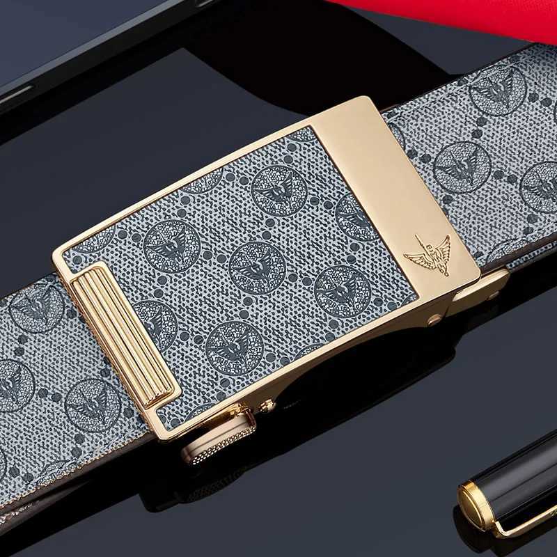 fashion belt Mens automatic buckle fashion personalized casual pants belt simple business belt