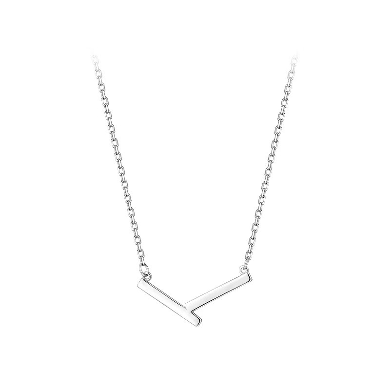 Choucong Simple Fine Jewelry Real 100% 925 Sterling Silver Geometry Pendant Irregular Party OL Women Wedding Beach Clavicle Necklace Gift Never Fade