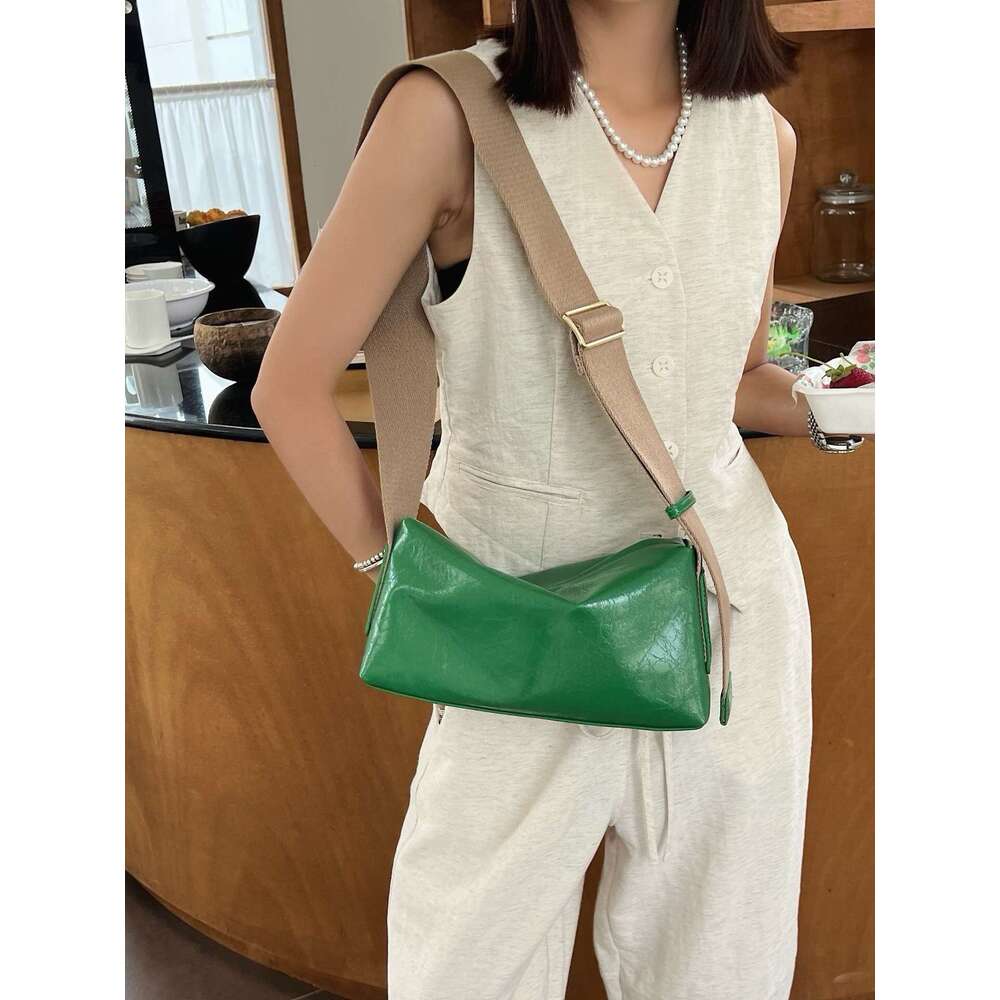 Mm Women's Bags Bag Crossbody Summer Genuine Women's Niche Design Pillow Large Capacity Cowhide Soft Leather Box Bag