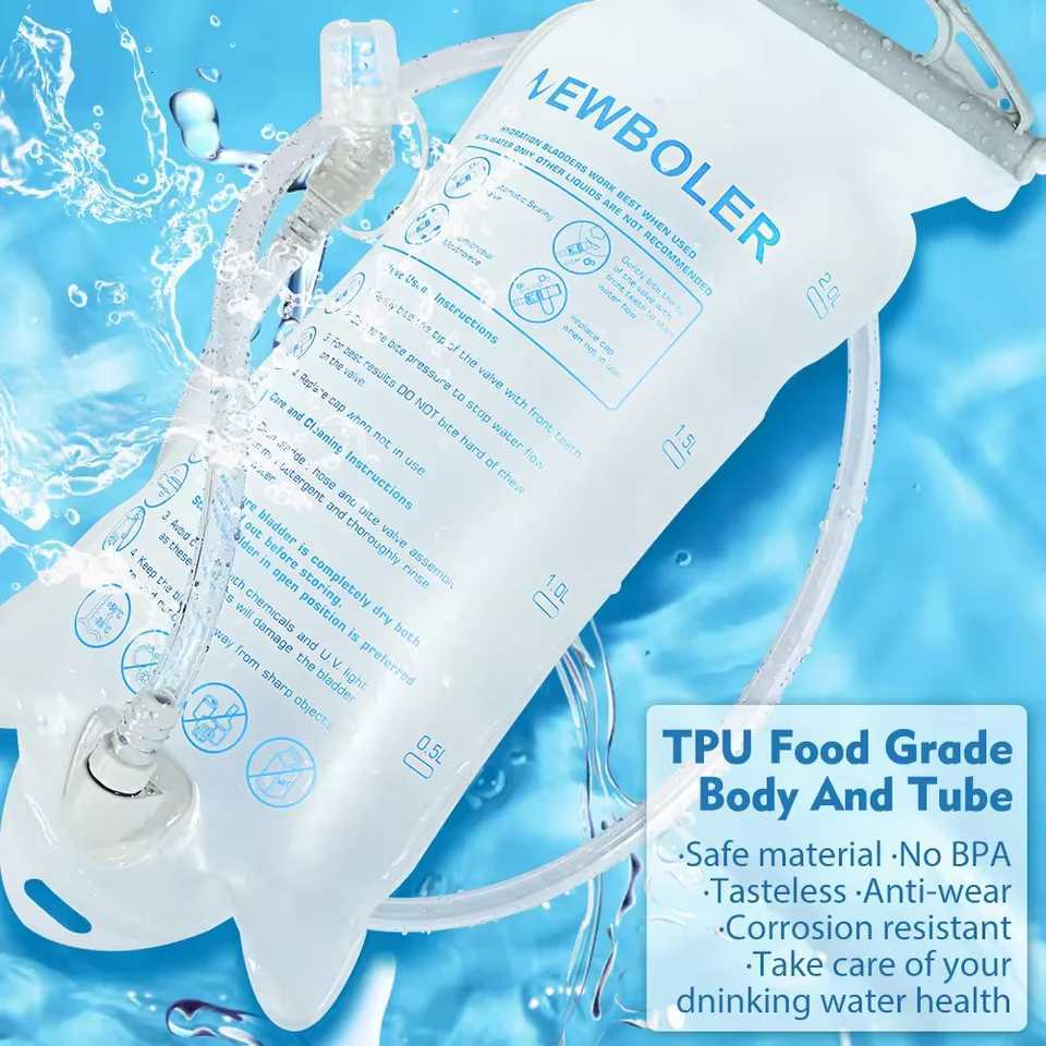 Water Bladder Water Reservoir Hydration Pack Storage Bag BPA Free 15L 2L 3L Running Hydration Vest BackpackW251114