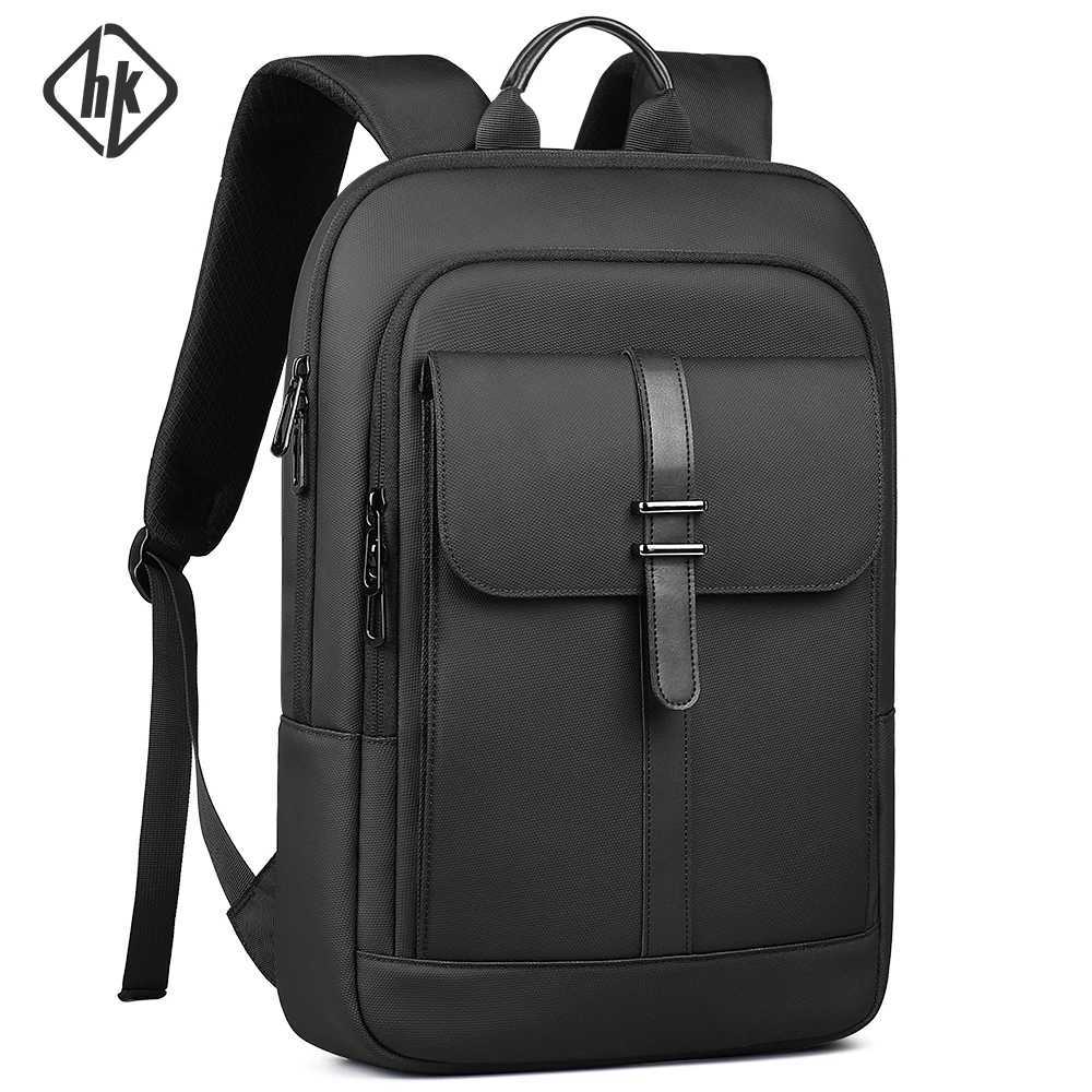 HK Slim 156 inch Laptop Backpack for Men Waterproof Business Backpack Anti-Theft School Bag Travel Daypacks for Daily Cmute Y251114