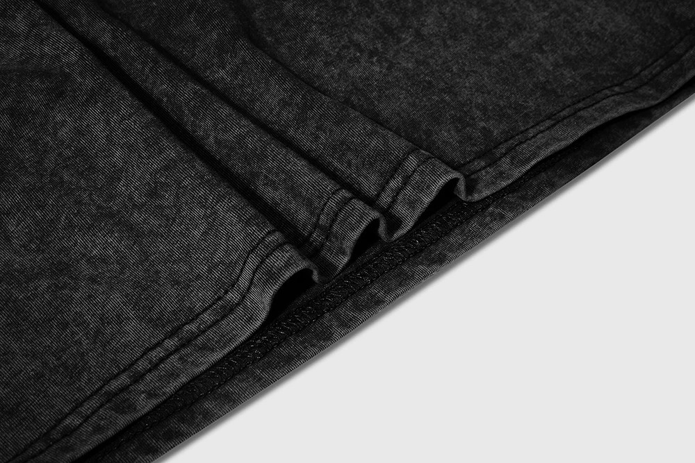 Red Cherries Letter Printed Female T-shirt Fashion Summer Washed Clothing Casual Cotton Crop Top Retro Tee Shirts For Women 250415