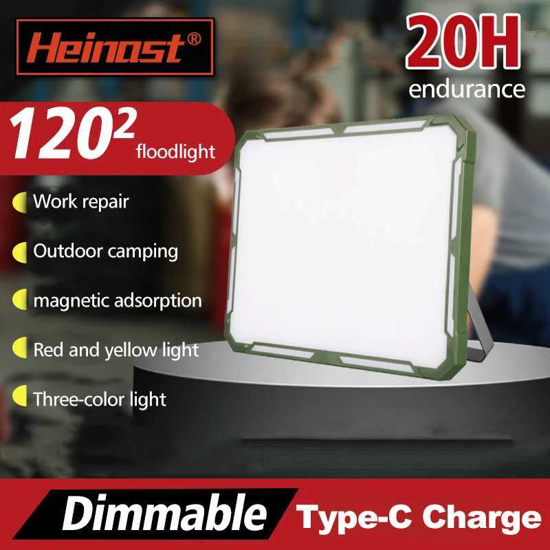 Ugprade Rechargeable Work Light 6 Lighting Modes Portable Handheld Light Waterproof for Camping Fishing Working Market M251115