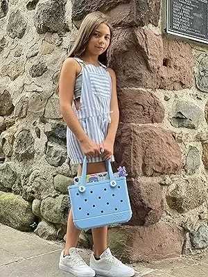 Handbag beach bag square shopping bag hot selling bag new EVA hole bag DIY beach bag bolsas de playa grandstravel bag W250415