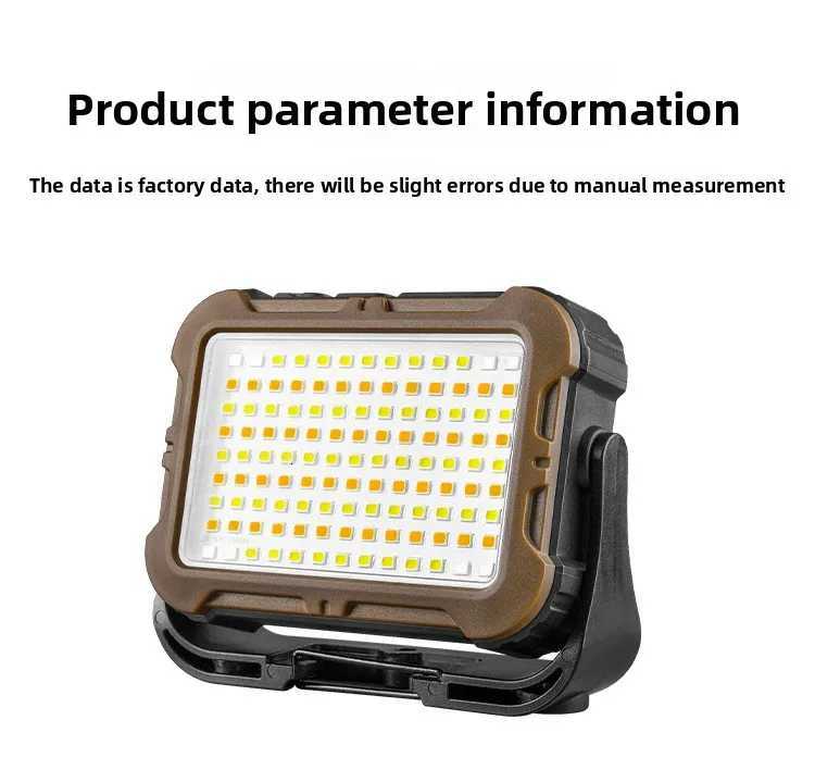 YINNUO R3 Outdoor Camping Light Solar Charging Main Light Strong Light Ultra Bright Tent Light Portable Ultra Long Battery Life M251115