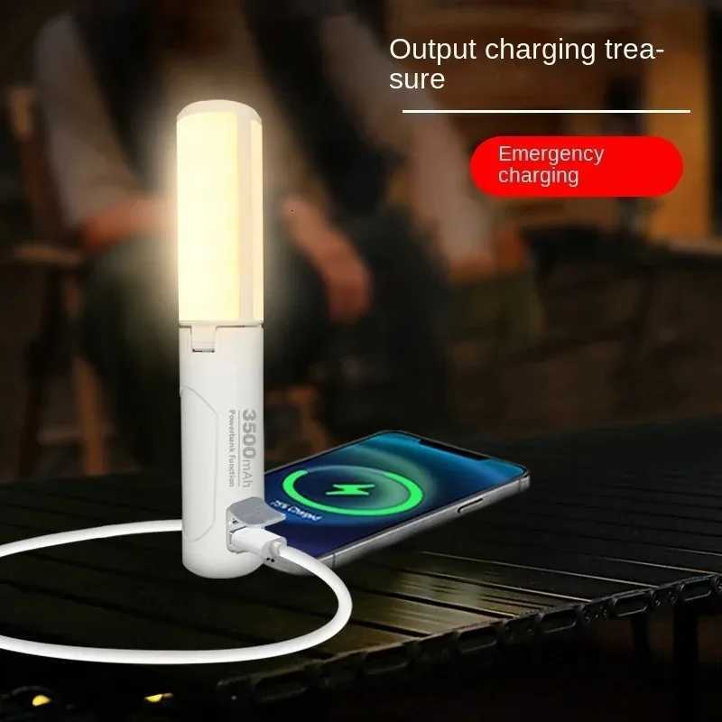 Portable Waterproof Camping Light Outdoor Lighting Foldable strong suctionRechargeable Emergency Lamp Travel Tent light M251115