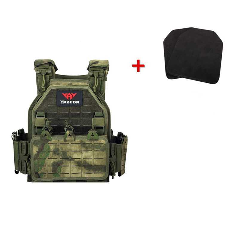 YAKEDA Tactical Vest 6094 Fast detachable light laser cut outdoor hunting black gear carry vest of high qualityXJ251114