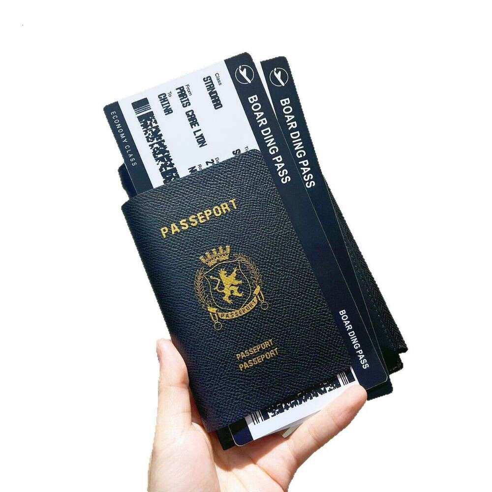 Mm Women's Bags B Home New Product: Airplane Ticket Holder, Passport Bag, Fashionable And Versatile Couple's Hanging Neck, Zero Wallet, Genu