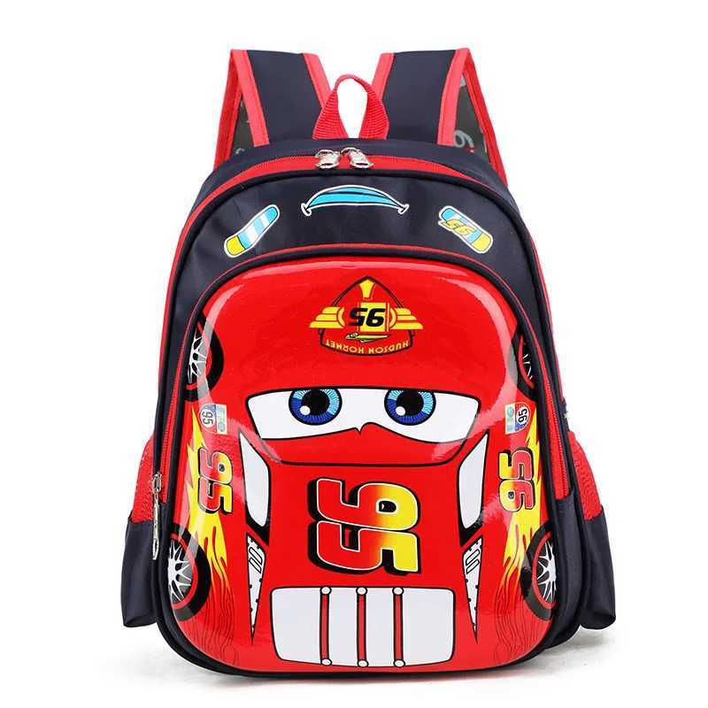 Disney New Disney Boys Car Cartoon Boys Bag Frozen School Childrens Backpack Boys Backpack 1-6 Years OldXJ250414