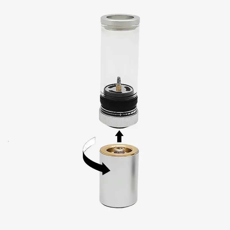 Mini Portable Aluminum Alloy Outdoor Camping Gas Candles Lamp Lantern with Gas Cartridge M251115