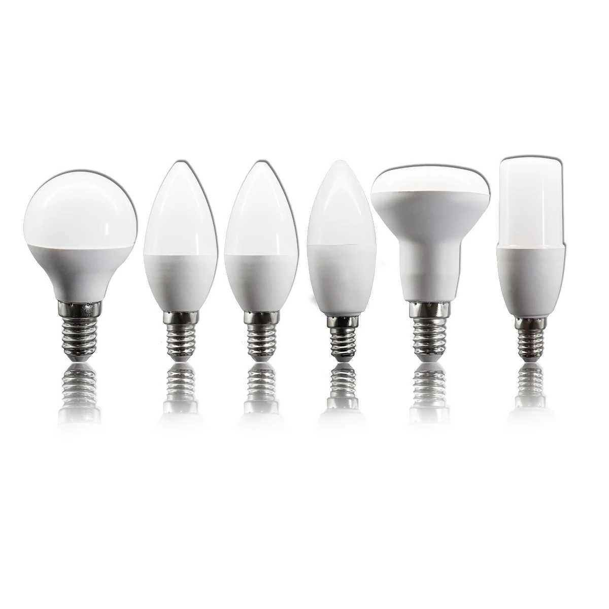 2pcs E14 LED Bulb Lamps G45 C37 T37 R50 AC 220V 240V 3W 7W 9W No Flicker hight cri Lamp for Home Bedroom energy-saving bulbs C251115